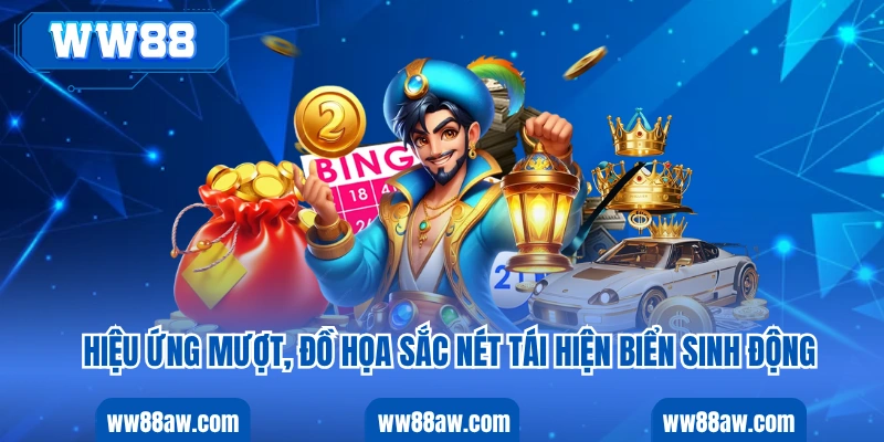 Hiệu ứng mượt, đồ họa sắc nét tái hiện biển sinh động