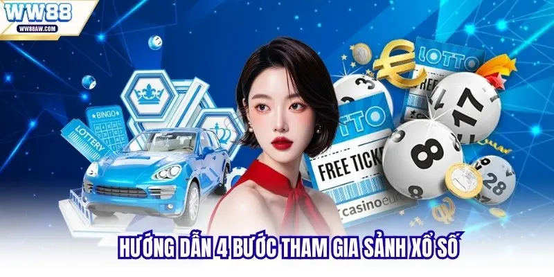 Hướng dẫn 4 bước tham gia sảnh xổ số